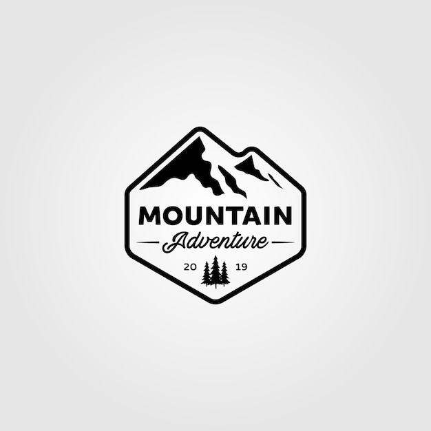 Mountain adventure badge