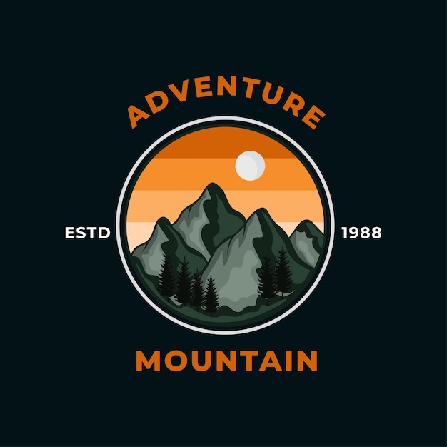 mountain adventure logo design collection