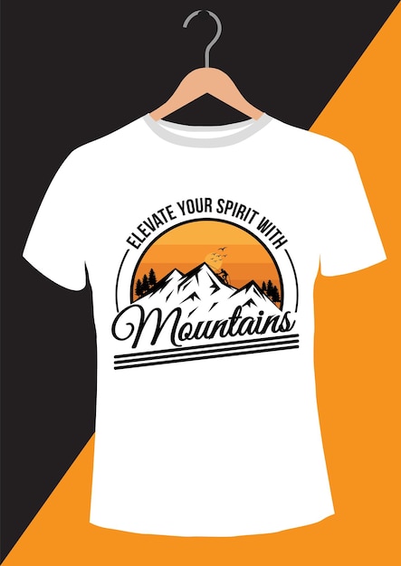 Mountain air heart's pure inspiration Tshirt Design