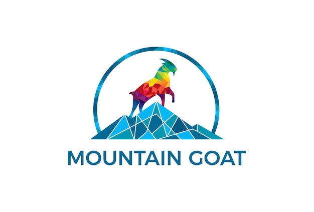 Mountain goat logo design