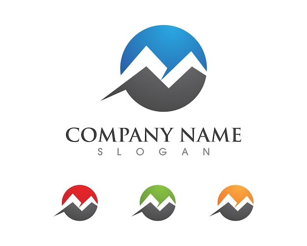 Mountain icon Logo Template