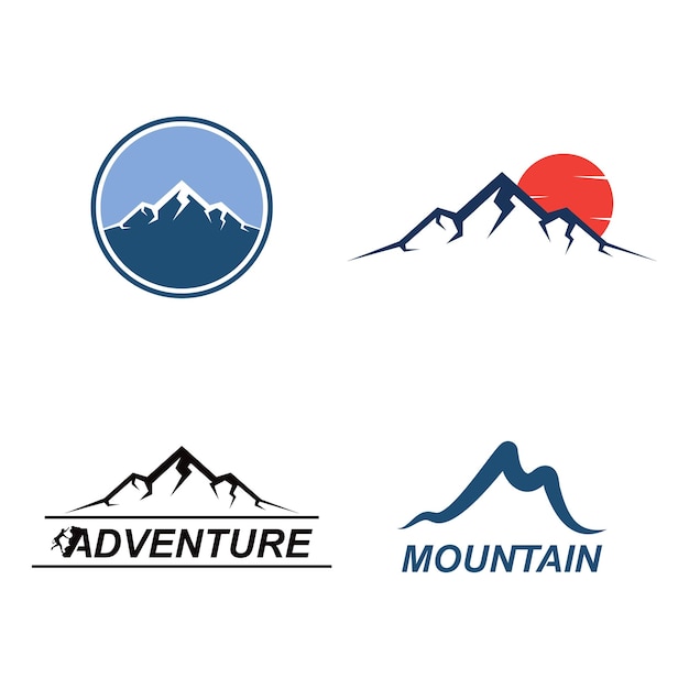 Mountain illustration design