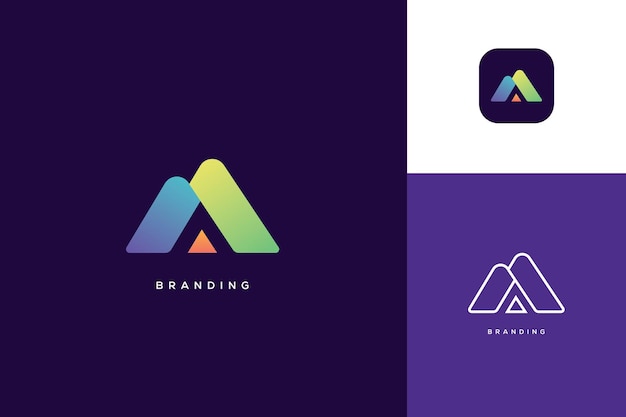 Mountain And Landscape Vector Logo Landscaping Concept