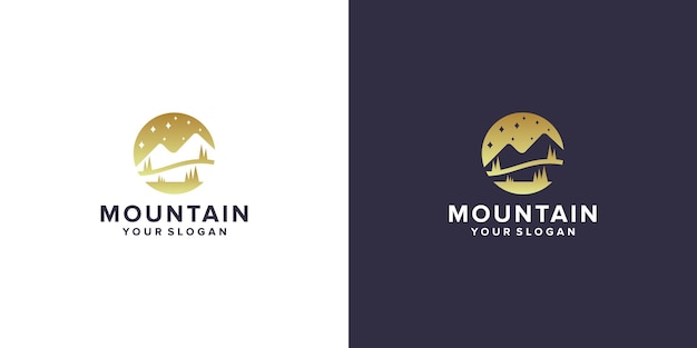 mountain logo design