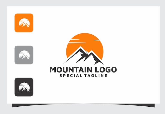 mountain logo design