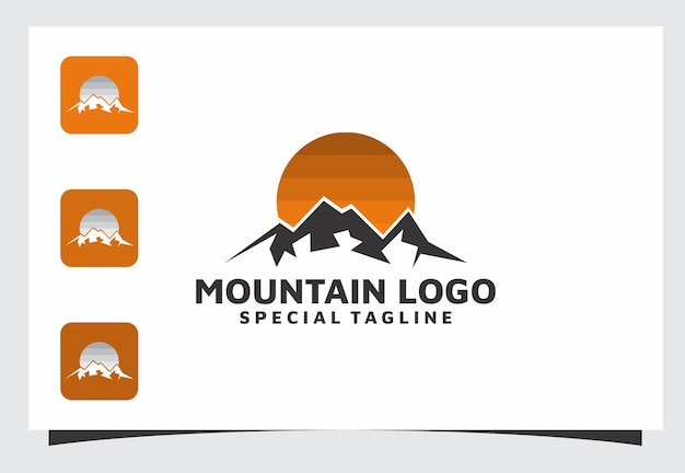 mountain logo design