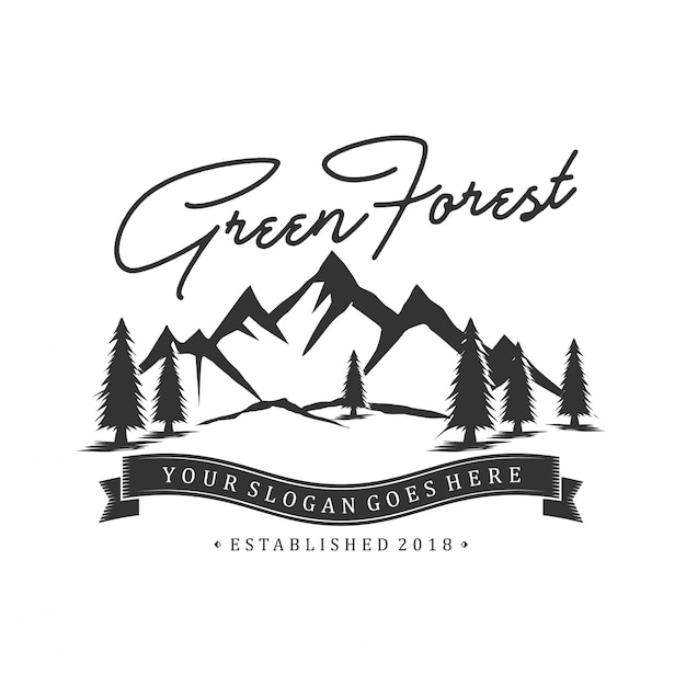 Mountain logo design