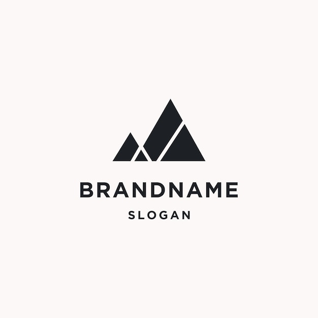 Mountain logo icon design template