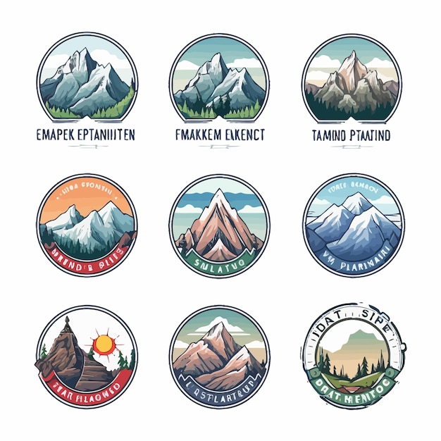 mountain logo icon