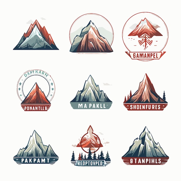 mountain logo icon