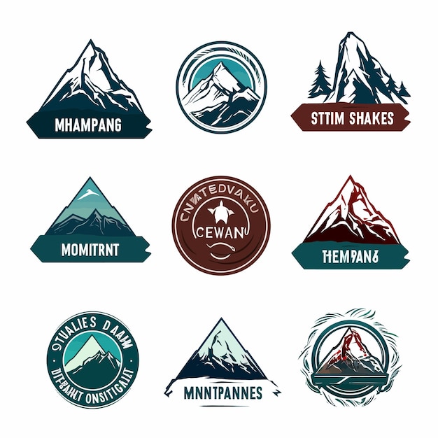 mountain logo icon