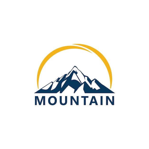 Mountain Logo Template Design Vector