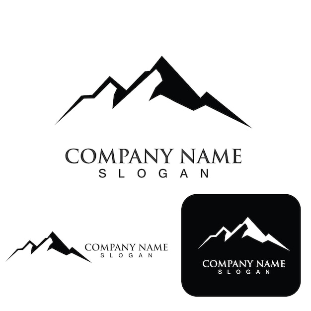 Mountain Logo Template Vector illustration design