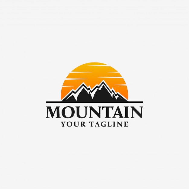 mountain logo template