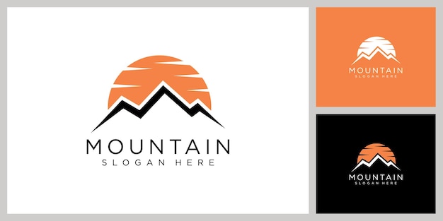 Mountain logo vector design template