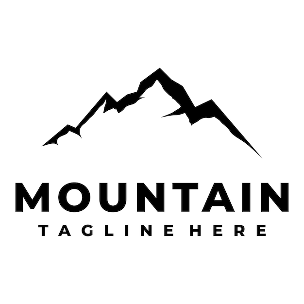 mountain logo vektor design and icon