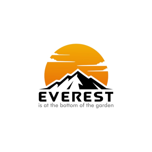 Mountain and outdoor adventure illustration logo vector	
