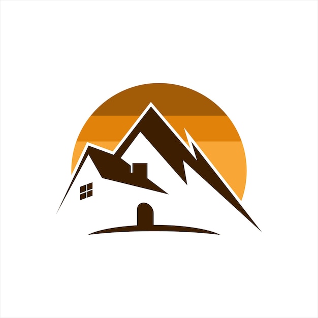 Mountain Resort Hotel Logo Design Inspiration