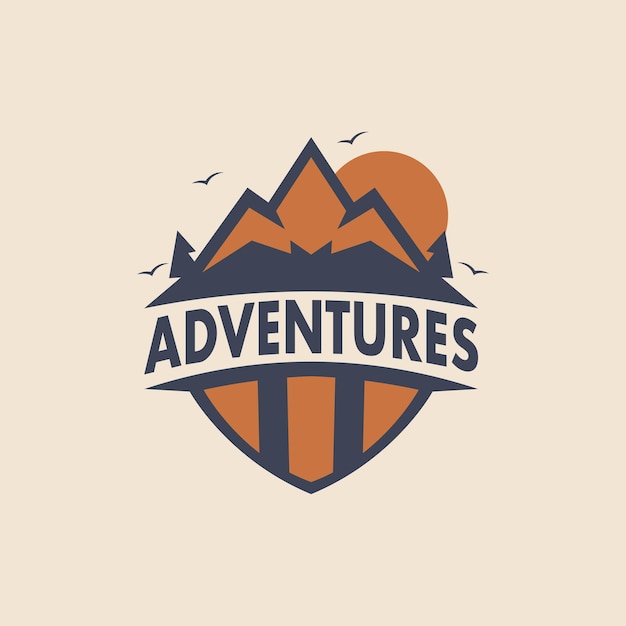 Mountain Shield Logo Design