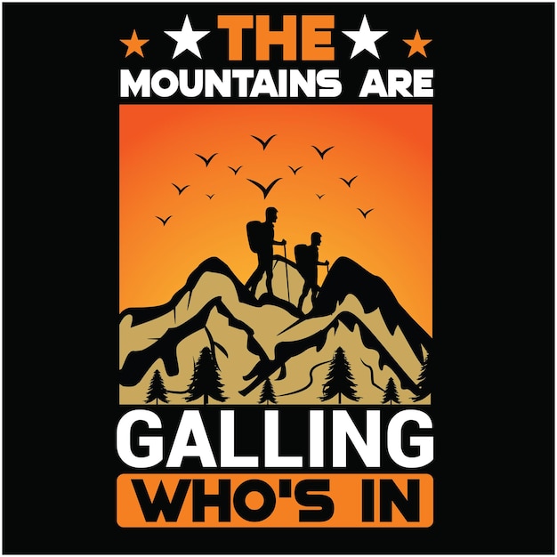 MOUNTAIN T SHIRT DESIGN if you want you can use it for other purpose like mug design sticker des