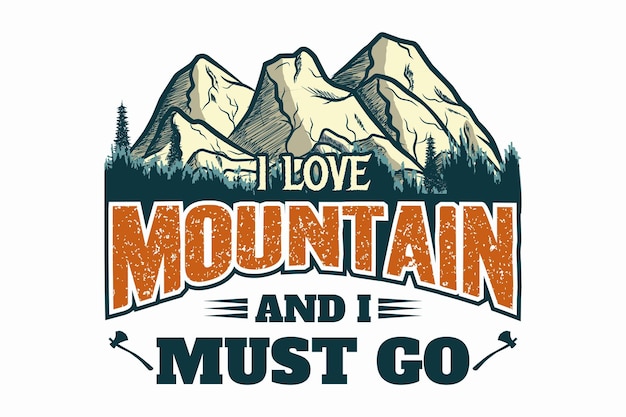 Mountain T-Shirt Design