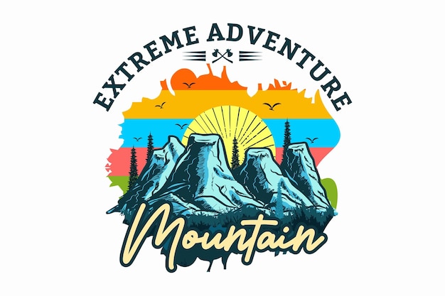 Mountain T-Shirt Design