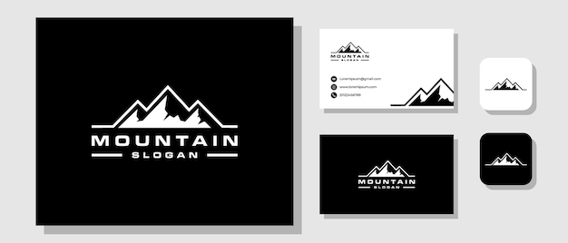 Mountain travel adventure hipster logo design inspiration