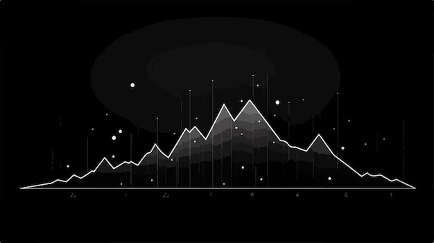 Vector a mountain with the name  the name of the mountain  on it