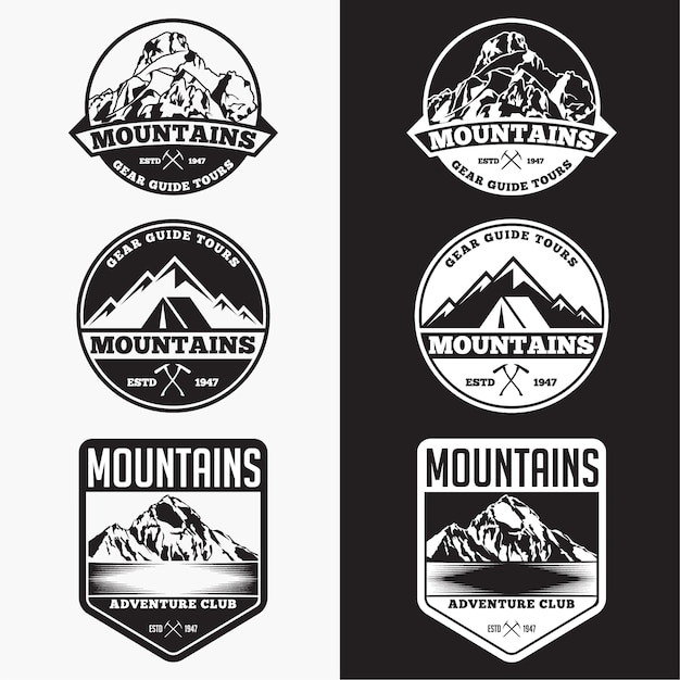 Mountains Badges