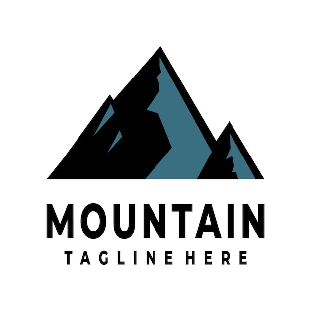 mountains logo vector design