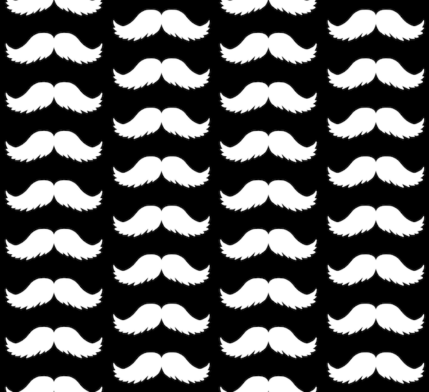 Moustache pattern