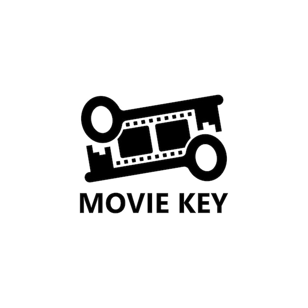 Movie Key Logo Template Design