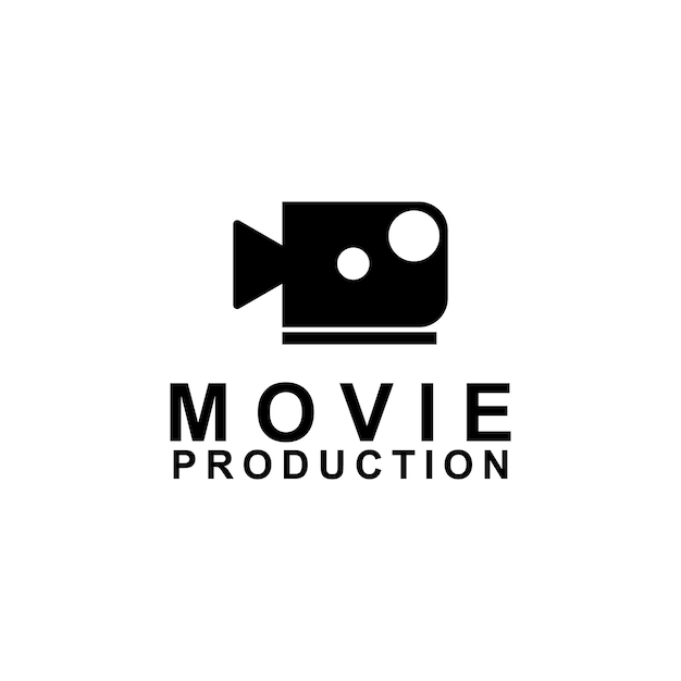 Movie Logo Design Concept Vector