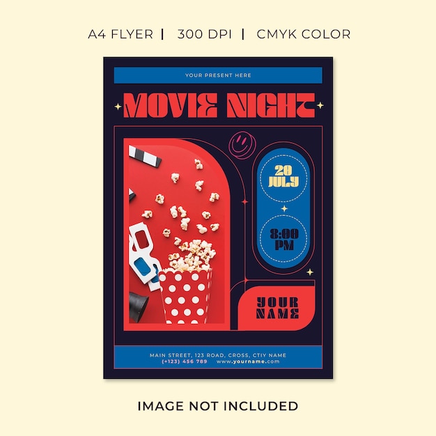 Movie Night Flyer