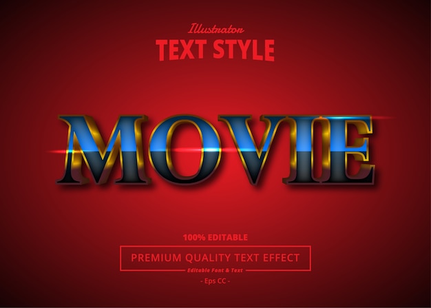 Movie  Text Effect