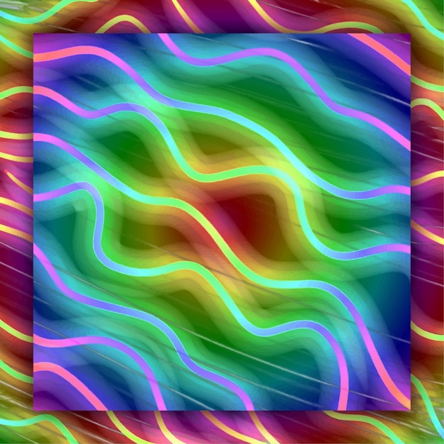 Moving colorful lines of abstract background