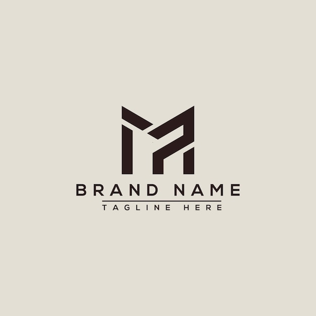 MP Logo Design Template Vector Graphic Branding Element.