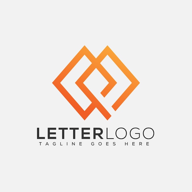 MP Logo Design Template Vector Graphic Branding Element