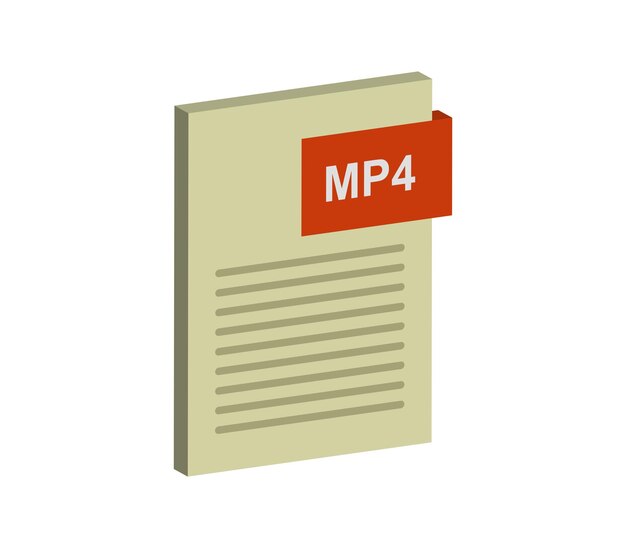 Mp4 three-dimensional file