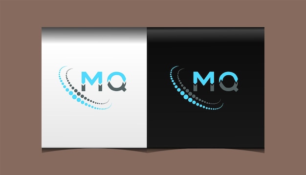 Vector mq initial modern logo design vector icon template