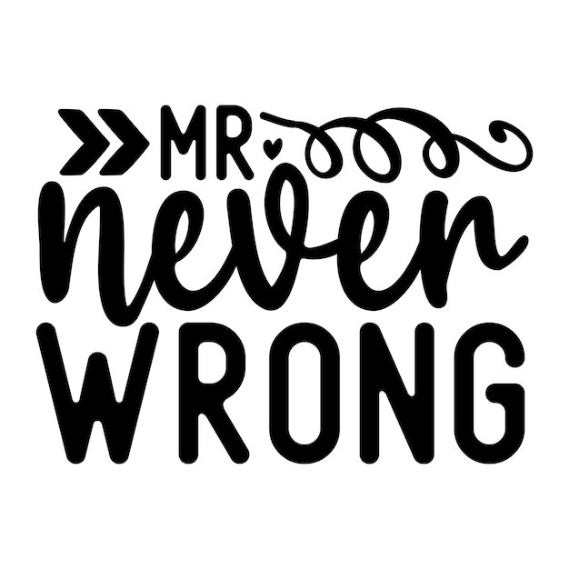 mr never wrong SVG