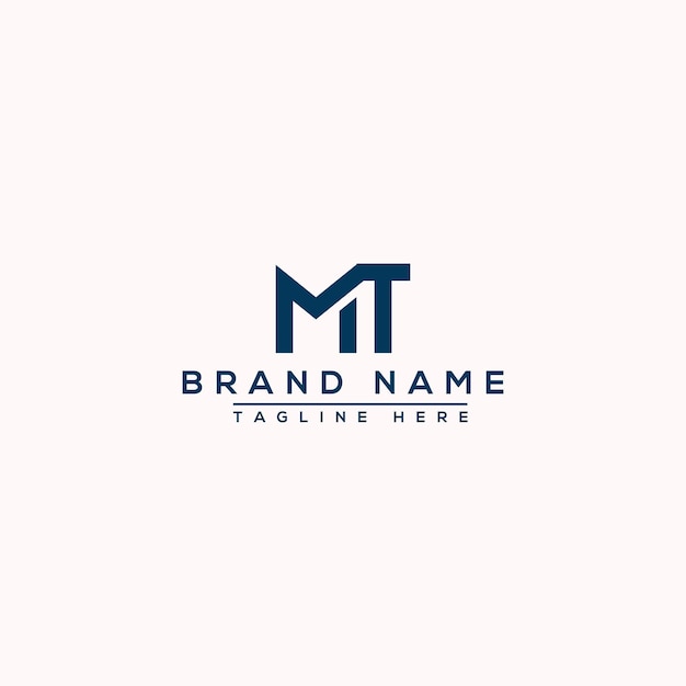 MT Logo Design Template Vector Graphic Branding Element