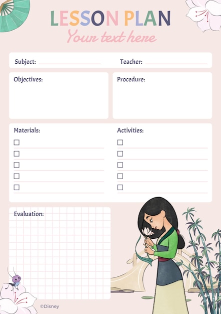 Mulan Lesson Plan