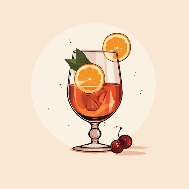 Vector mulled_wine_in_a_glass