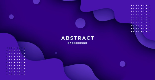 Multi colored abstract purple wavy papercut overlap layers geometric background eps10 vector