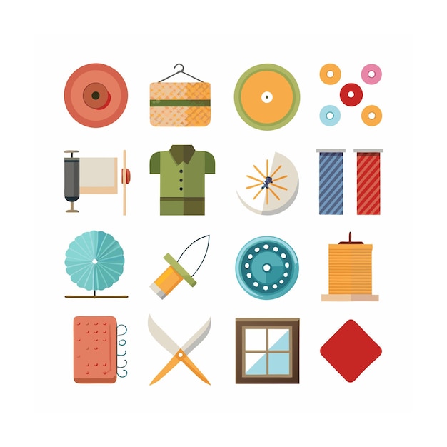 Vector multi concept design icons set