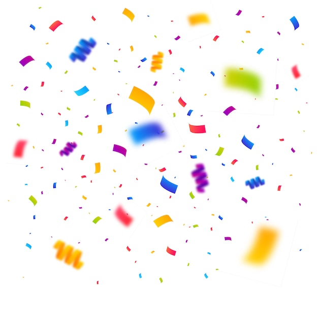 multicolor Confetti burst background