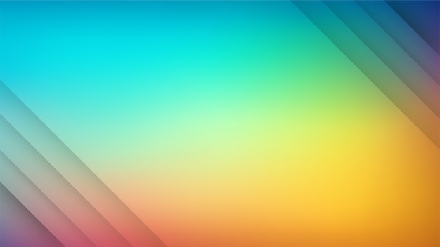 Multicolor gradient color stripes Dynamic shapes composition.