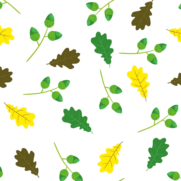 Multicolor leaves pattern background