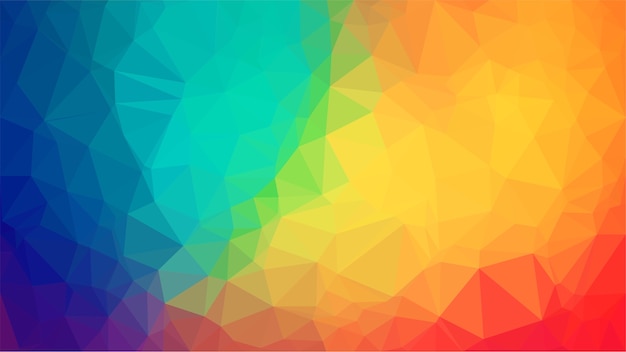 Multicolor polygonal illustration. Geometric background in Origami style.